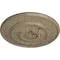 Ekena Millwork Floral Ceiling Medallion, Hand-Painted Gobi Desert Crackle, 23 1/2"OD x 2 3/4"P CM23FLGDC - alternate 2